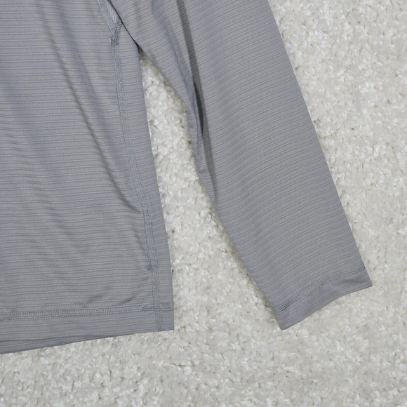 Rhone Shirt Mens Medium Gray Long Sleeve Pullover Athletic Activewear READ - Picture 2 of 12